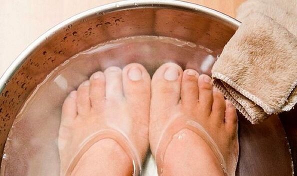 Soak your feet to treat fungus